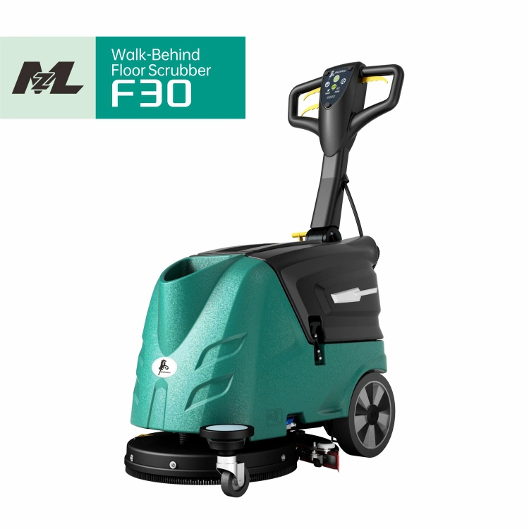 Hand Push Floor Cleaning Machine Walk Behind Scrubber Dryer