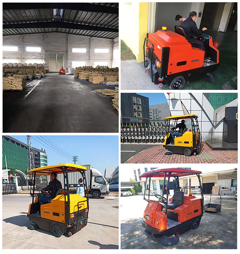 China Manufacturer Supplier Commercial Outdoor Electric Cleaning Equipment Machine Electric Road Street Floor Sweeper