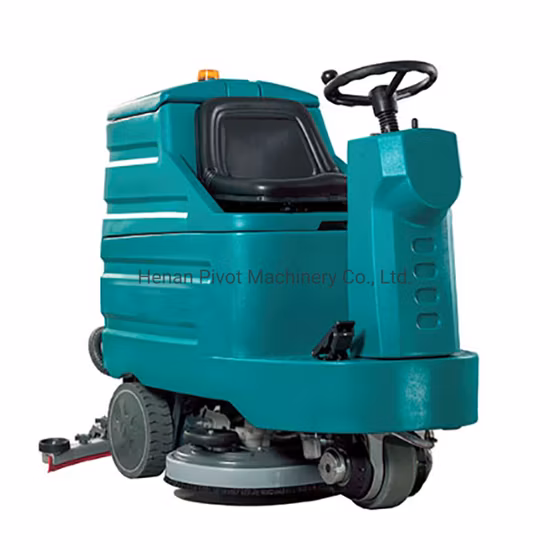 Tipo de batería eléctrica de 1000 W Caminar detrás de la fregadora de piso para supermercado