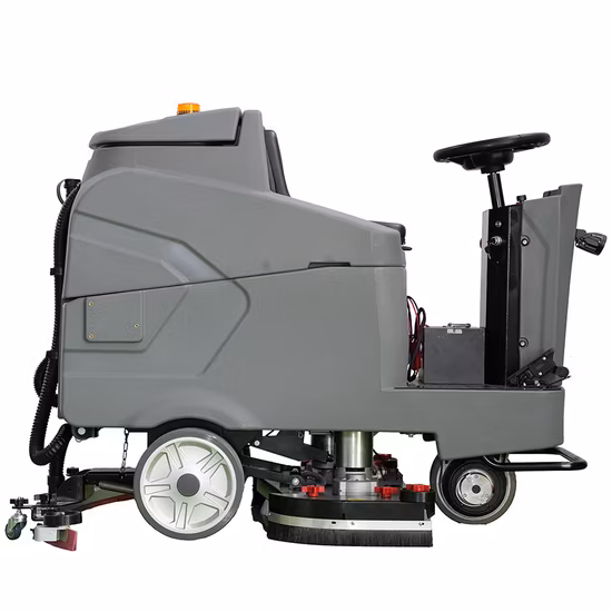 Fregadora automática de conductor sentado con batería